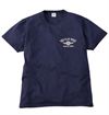 The Flat Head - Flying Wheel T-Shirt - Navy / Natural