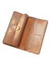 The Flat Head - Heritage Harness Leather Long Wallet - Tan