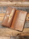 The Flat Head - Heritage Harness Leather Long Wallet - Tan