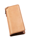 The Flat Head - Heritage Harness Leather Long Wallet - Tan