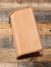 The Flat Head - Heritage Harness Leather Long Wallet - Tan