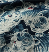 The Flat Head - Hyaku Tora Linen Shirt - Blue