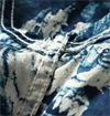 The Flat Head - Hyaku Tora Linen Shirt - Blue