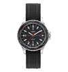 Timex - Navi World Time 38mm Fabric Strap Watch - Steel/Black
