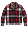 Triumph Motorcycles - Avenham Quilted Checked Wool Jacket - Red