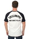 Triumph Motorcycles - Flynn Raglan Pocket Tee - Bone/Black