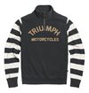 Triumph-Motorcycles---Highly-Double-Pique-Half-Zip-Funnel-Sweatshirt---Black1