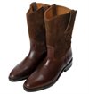 Bright Shoemakers - Western Pecos Leather/Suede - Brown