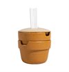 United by Blue - Stoneware Stackable Caramel/White Noodle Bowl Set - 2 Pack