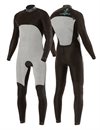 Vissla - Seven Seas Comp 4-3 Chest Zip Full Suit - Black2