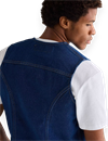 Wrangler - Cowboy Cut Denim Vest - Washed Indigo