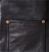 Y2 Leather - Sumi Dyed Horse Leather 50s Type II Jean Jacket