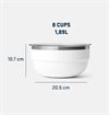 Yeti - Small Rambler Insulated Bowl - White