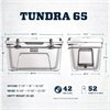 Yeti - Tundra 65 Hard Cooler - Charcoal