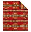 Pendleton - Limited Edition Jacquard Wool Blanket - Highland Peak Red