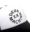 Deus - Circle Logo Trucker Hat - Black/White