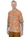 Fleurs De Bagne - The Hulu Girl Hawaii Shirt - Orange