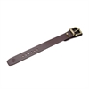 Flying Zacchinis -  Red Line Narrow Wristband - Brown