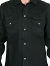 Indigofera - Copeland Over Shirt - Black Gunpowder - 14oz