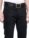 Indigofera - Swearengen Pants Hickory Stripe - Grey/Black
