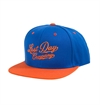 LDC - Classic Script Snap Back Hat - Blue/Orange