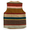 Indigofera - Catskill Wool Vest - Striped Blanket
