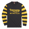 Triumph Motorcycles - Ignition Coil Stripe Long Sleeve Tee - Gold